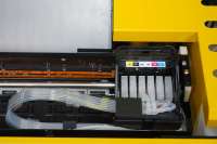 Máquina de Impresión DTF A4 Pequeña con Cabezal XP600, Tinta CMYK y Blanca, Compatible con Sistema Windows para Camisetas, Bolsas de Lona, Impresión por Transferencia Personalizada DIY