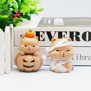 คาปาวาเด็กซนแสนตลกหุ่นโมเดลรถตั้งโต๊ะของเล่นของขวัญของสะสมน่ารักรูปปั้นสัตว์ - Product Image 3