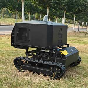 Tondeuse à gazon robotisée sur mesure certifiée CE OEM/ODM, débroussailleuse pour vergers, tondeuse à gazon pour ferme, tondeuse à gazon sans fil pour pentes avec pulvérisateur - Product Image 4