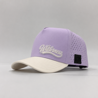 Gorra de Béisbol Premium de 5 Paneles con Perforaciones Láser y Parche de Silicona Personalizado para Deportes Casuales a la Moda