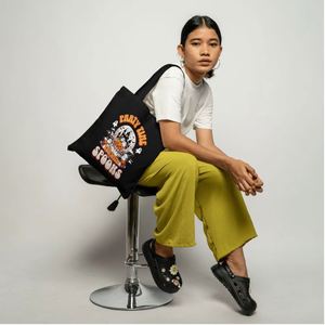 DLBZ Halloween Cute Cartoon Designer Eco-friendly <b>Large</b> Reusable Custom Canvas Tote Shopping <b>Bag</b> with Rope Handle for Party - Product Image 6