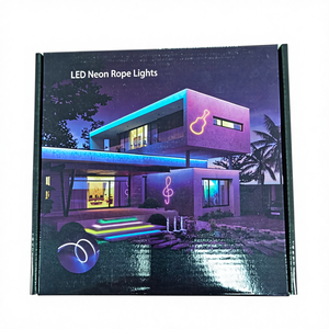 Kit d'éclairage néon en silicone RGB 5050 SMD à 60 <span class=keywords><strong>LED</strong></span>, contrôlé par USB/WIFI, <span class=keywords><strong>12V</strong></span> CC, 108 <span class=keywords><strong>LED</strong></span>/m, IP67, télécommande, application, éclairage décoratif pour la maison - Product Image 2