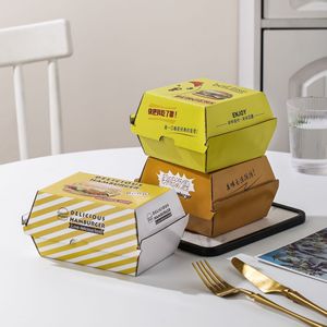 Tùy Chỉnh Nhanh Chóng Bao Bì Thực Phẩm Burger Box, Bánh Hamburger Hộp Takeway Thực Phẩm Bao Bì Hộp Với Logo, Dùng Một Lần Thực Phẩm <span class=keywords><strong>Container</strong></span> Có Nắp Đậy - Product Image 3