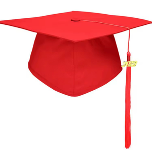 Chapeau de cérémonie imperméable pour adulte de 18 ans, logo scolaire imprimé, chapeau de bachelier pour diplômé universitaire, chapeau de docteur - Product Image 2