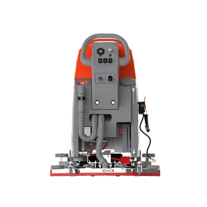 China Manufacturer Double Brush Industrial Battery Powered Low-Noise Commercial Electric Floor Washing Scrubber