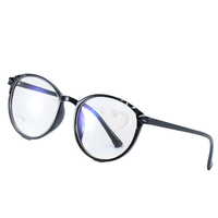 Vente en gros de montures de lunettes optiques unisexes rétro en matériau PC, lunettes de créateur tendance, verres anti-lumière bleue, gris et blanc