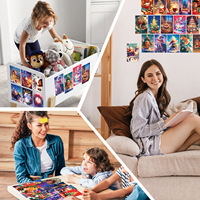 Carte de vœux de Noël personnalisée imprimée, carte en papier artistique colorée pour les fêtes, cadeau, impression de logo personnalisé