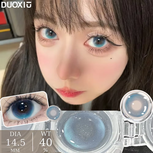 Lenti a Contatto Colorate Blu Viola Direttamente dalla Fabbrica, 3 Tonalità, Effetto Occhi Grandi Naturali, Morbide, HEMA 40% Contenuto d'Acqua, Certificate CE, Vendita all'Ingrosso - Product Image 6