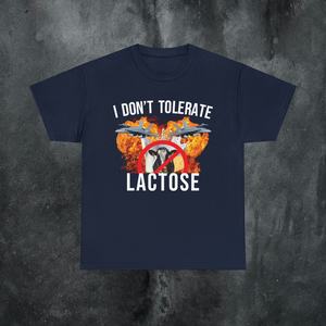T-shirt pour intolérants au lactose, t-shirt humoristique, t-shirt à motif de meme, cadeau amusant, t-shirts drôles - Product Image 1