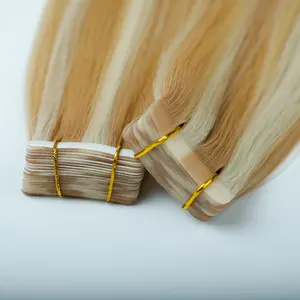 Russian Tape Hair Extensions Human Hair Remy Double Drawn Tape In Extensions Human Hair