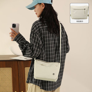 Women's Chest Bag Horizontal <b>Square</b> Waterproof Lightweight Crossbody Bag For Everyday Use Khaki Light Green Beige Black Caramel - Product Image 3