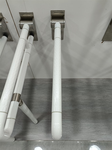 스테인레스 스틸 듀얼 욕실 레일 이동식 벽 브래킷 계단 난간 브래킷 욕실 레일 - Product Image 2