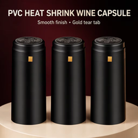 Capsules thermorétractables personnalisées en PVC pour bouteilles de vin – Couvercles de bouteilles thermoscellables