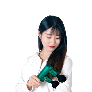 Pistola de masaje de doble cabeza, masajeador de percusión muscular vibrador potente para aliviar el dolor, novedad - Product Image 6