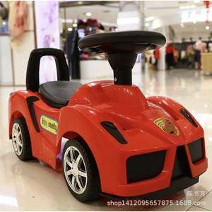Childrens Four Wheel Balance Car Plastic Ride On Toy For 2 To 4 Years Old Kids With Steering Wheel And Seat - Product Image 2