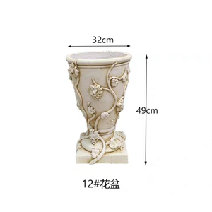 RF Chất Lượng Cao Tác Phẩm Điêu Khắc Nhựa Silicone Điêu Khắc Khuôn Vườn Chậu Hoa Bê Tông Khuôn - Product Image 5