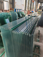 Panel Kaca Tempered Berkualitas Tinggi, Lembaran Kaca Pengaman, Dinding Tirai, Railing Tangga, Kamar Mandi, Arsitektur Industri