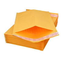 Enveloppes postales kraft à bulles en papier écologique, couleur personnalisée, rembourrées, pour livraison express