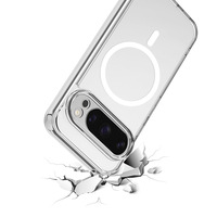 Étui de téléphone magnétique transparent de luxe pour Google Pixel 11 Pro XL 11 10A 10 Pro, coque de téléphone portable antichoc en TPU PC