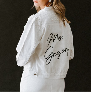 Vente en gros, Meilleures ventes : Chemise en jean brodée de perles et de perles de rocaille pour femme, manches longues, grande taille, de haute qualité, pour la randonnée et les mariages - Product Image 4