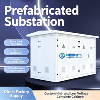 Boîtier de distribution extérieur préfabriqué de style européen 22 kV 630 kVA pour l'alimentation en réseau