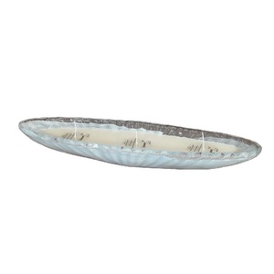 Tammaro Home Italian High Quality Scented <b>Candle</b> with Glass Jar to Decorate Your Home Handmade <b>Large</b> Canoe <b>Candle</b> - Product Image 1