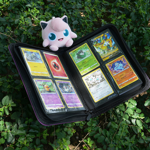 Estuche con cremallera de PU para tarjetas Pokémon, de 7 pulgadas y 4 bolsillos, para almacenamiento y exhibición de tarjetas coleccionables - Product Image 1