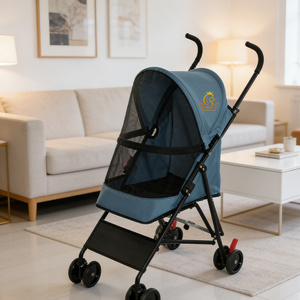 <span class=keywords><strong>Poussette</strong></span> de voyage <span class=keywords><strong>pour</strong></span> animaux de compagnie EUR PET, pliable, roues amortissantes, maille respirante, <span class=keywords><strong>poussette</strong></span> portable <span class=keywords><strong>pour</strong></span> chien et <span class=keywords><strong>chat</strong></span>, <span class=keywords><strong>pour</strong></span> le parc et la randonnée - Product Image 3