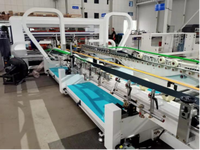 Máquina Plegadora y Encoladora Automática QHPACK 2400 Tipo Económico para la Fabricación de Cajas de Cartón Corrugado