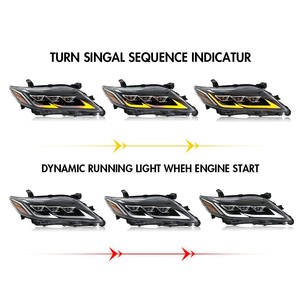 A191B Apto para Faros Delanteros LED para Toyota Camry 2010-2011 Generación 6, Faros Delanteros para Automóvil - Product Image 4