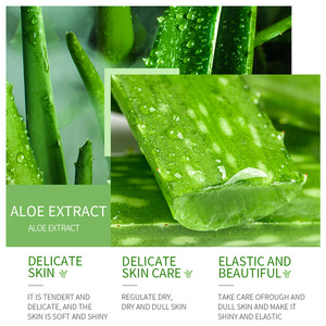 Sıcak satış Aloe Vera yatıştırıcı jel bitkisel bazlı nemlendirici yüz çok amaçlı cilt bakımı için - Product Image 4