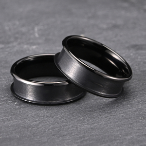 Anillos en Blanco de Tungsteno Cerámico Damasco Titanio Cobalto Cromo de 8mm de Alta Calidad para Resina, Anillos en Blanco para Anillos Infinitos - Product Image 2