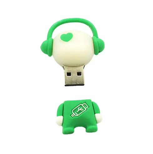 Cartoon Pvc Muziek-Thema Usb 2.0 Flash Memory Pen Drive Nieuw Product