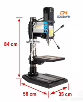 Prix bas, excellente qualité, perceuse à colonne multifonctionnelle 1500W 220V, machine à tarauder, perceuse à colonne pour métaux