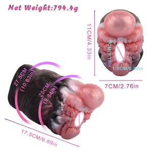 ตุ๊กตายางซิลิโคนรูปสัตว์แฟนตาซี แพนด้า ช่องคลอดจำลอง สำหรับผู้ชาย - Product Image 6