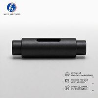 Manchon de couplage d'arbre de transmission en alliage d'aluminium CNC sur mesure avec rainure à clavette, précision OEM 0,01 mm, faible MOQ, inspecté par CMM