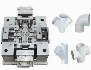 Custom Made Plastic Pipe Fitting Joint Mould PPR PVC UPVC Pipe Fittings Mould