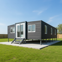 Maison mobile TOPPRE, 2 chambres, portable, pliable, extensible, conteneur habitable, Australie, 20 pieds, 30 pieds, maison conteneur extensible