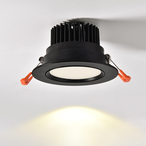 Luminaria LED Empotrable en Techo, Sin Marco, Iluminación Interior, CA 220V, Aluminio Negro, Alto CRI 90, Clasificación IP20, Regulable, Garantía de 3 Años - Product Image 5