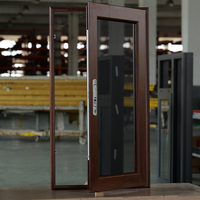 Fenêtre moustiquaire d'intérieur RG50 de haute qualité en gros moustiquaire en acier inoxydable moustiquaire en bois plaqué aluminium fenêtre personnalisée