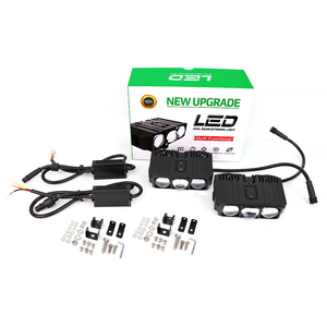 Projecteur de phare LED laser Tri Len E06L 85w, couleur blanche et jaune, éclairage auxiliaire supplémentaire, système d'éclairage 3Mini LED - Product Image 3