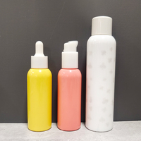 Flacon à pompe en verre opale, accessoire cosmétique vide, sérum de 40 ml, opaque rose, de 120 ml, 100 ml, bocaux de crème de 50 ml, 120 pièces