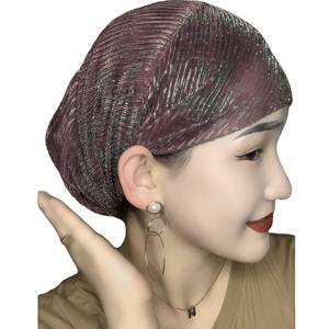 Variété de foulards en maille perlée respirants et écologiques. Nouveaux foulards musulmans populaires pour femmes, adaptés à toutes les saisons - Product Image 4