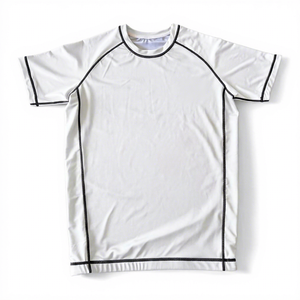 เสื้อรัดกล้ามเนื้อแขนสั้น Rybic Sports แห้งเร็ว สำหรับผู้ใหญ่ ทั้งชายและหญิง  ลายพิมพ์โลโก้ด้านหน้า - Product Image 3