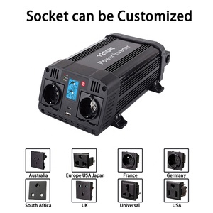 TONNY Factory Salida dual 1000W/1500W Pico 2000W/3000W Inversor de corriente para automóvil DC 12V/24V AC 110V/220V Convertidor USB 5V 3.1A Coche RV - Product Image 6