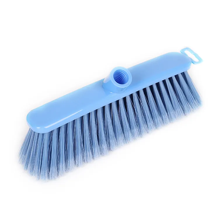 Wholesale Portable Sweeping Plastic Brooms Stick Plastic Cleaning Brushes Brooms With Hook Up