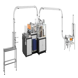ZKT-09H, Турция, лидер продаж, машина для изготовления бумажных стаканчиков с двумя стенками, высокоскоростная машина для изготовления бумажных стаканчиков с системой горячего расплава клея