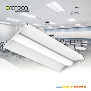 Brandon 1X4 2X2 2X4 Retrofit Kit Parts Light Office Led Troffer Color blanco Drop Ceiling Flat Led Light Panel - Product Image 1