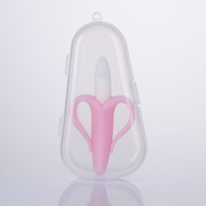 Souple En Silicone Bébé de <span class=keywords><strong>Dentition</strong></span> Jouets infantile formation brosse à dents <span class=keywords><strong>banane</strong></span> de massage brosse à dents pour les tout-petits - Product Image 6