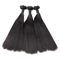 Extensions de cheveux double drawn, mèches de cheveux humains lisses super double drawn, cheveux indiens non traités, cheveux bruts cambodgiens double drawn